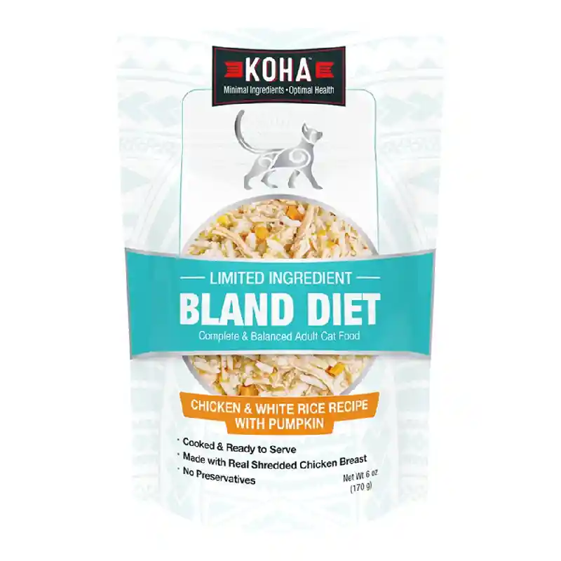 Koha Cat Bland Diet Chicken 12/ 6oz Pouch