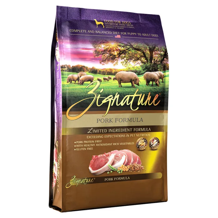 Zignature Pork Ingredient Formula Gf 25-lb