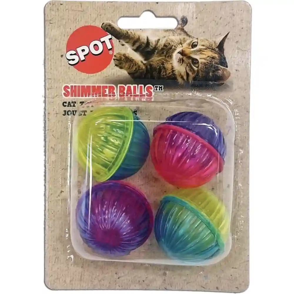 Spot Cat Shimmer Balls 4 Pack