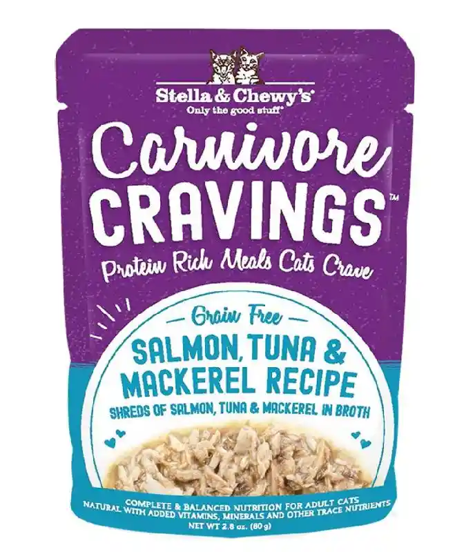 Stella Cat Carn Crave Salmon Tuna 2.8oz