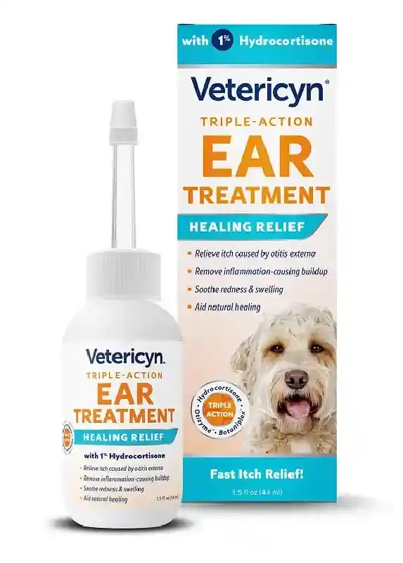 Triple-action Ear Treatment 1.5-oz