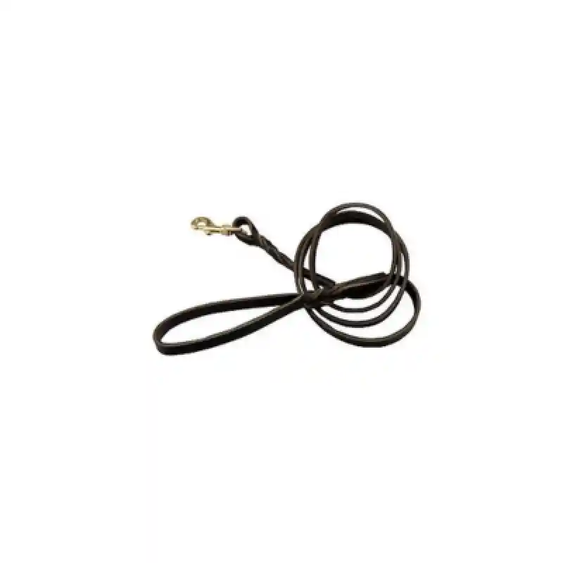 Braid Leather Ld Latigo 6x1 Bk
