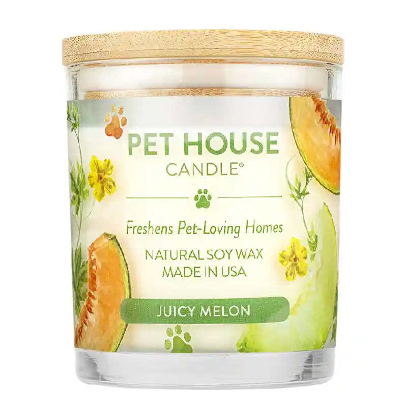 Pet House Candle Juicy Melon 8.5 Oz 3/case *season