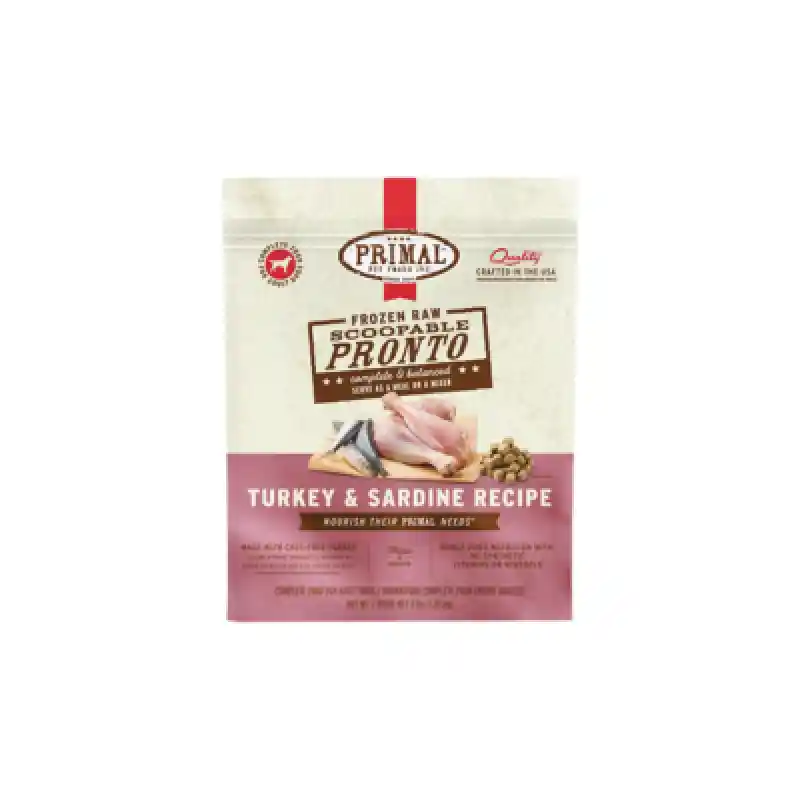 Primal Pronto Turk Sard K9 4lb