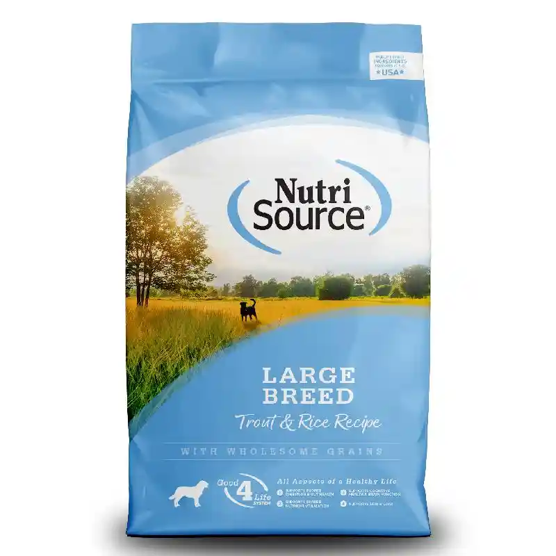 Large Breed Trout & Rice Recipe, 26lb