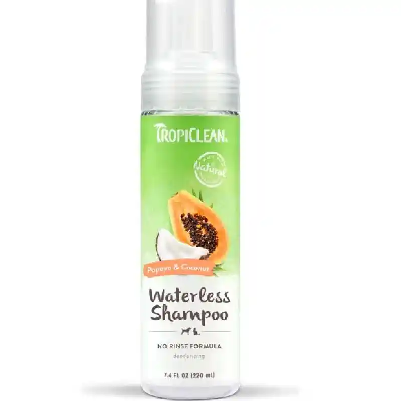 TropiClean Waterless Shampoo Papaya, 7.4oz