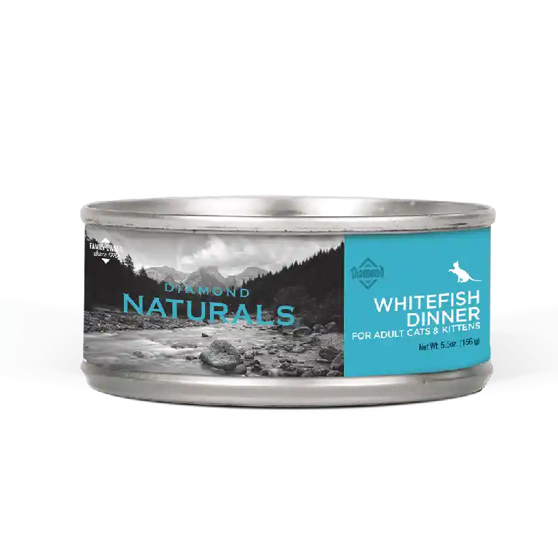 Naturals Whitefish Cat Can 5.5oz