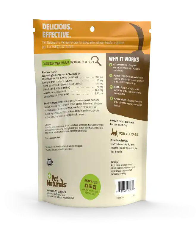Pet Nat Vt Hip Joint Cat 30ct