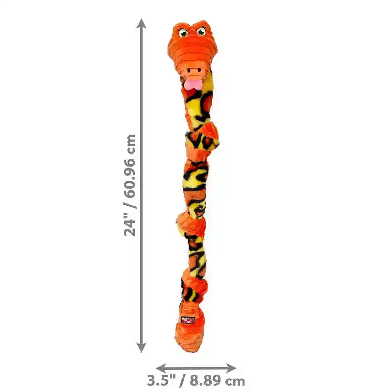 Kong Toy Knot Snake Asst Md/lg