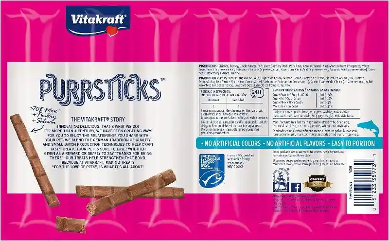 Vitak Cat Purrsticks 6 Ck Sal