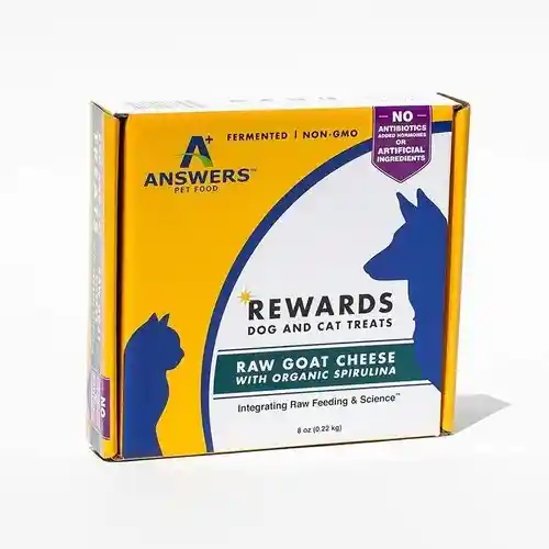 Answers Rewards Goat Cheese Tumeric 8oz