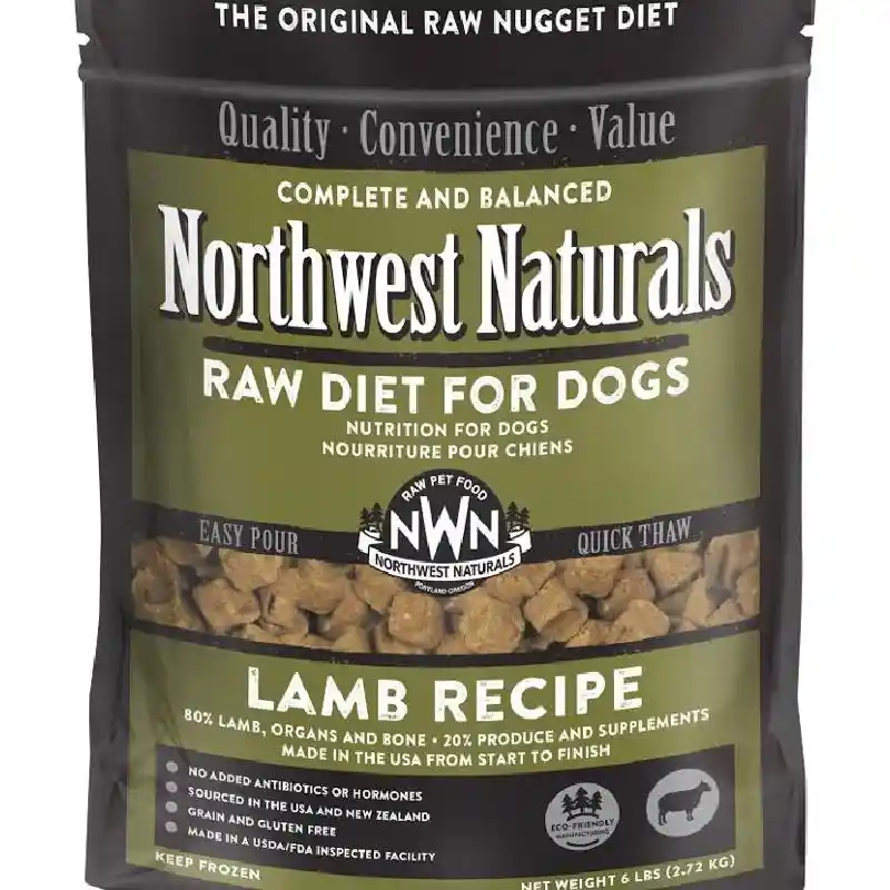 NWN Frozen Lamb Dinner Nuggets Bag 6 Lb