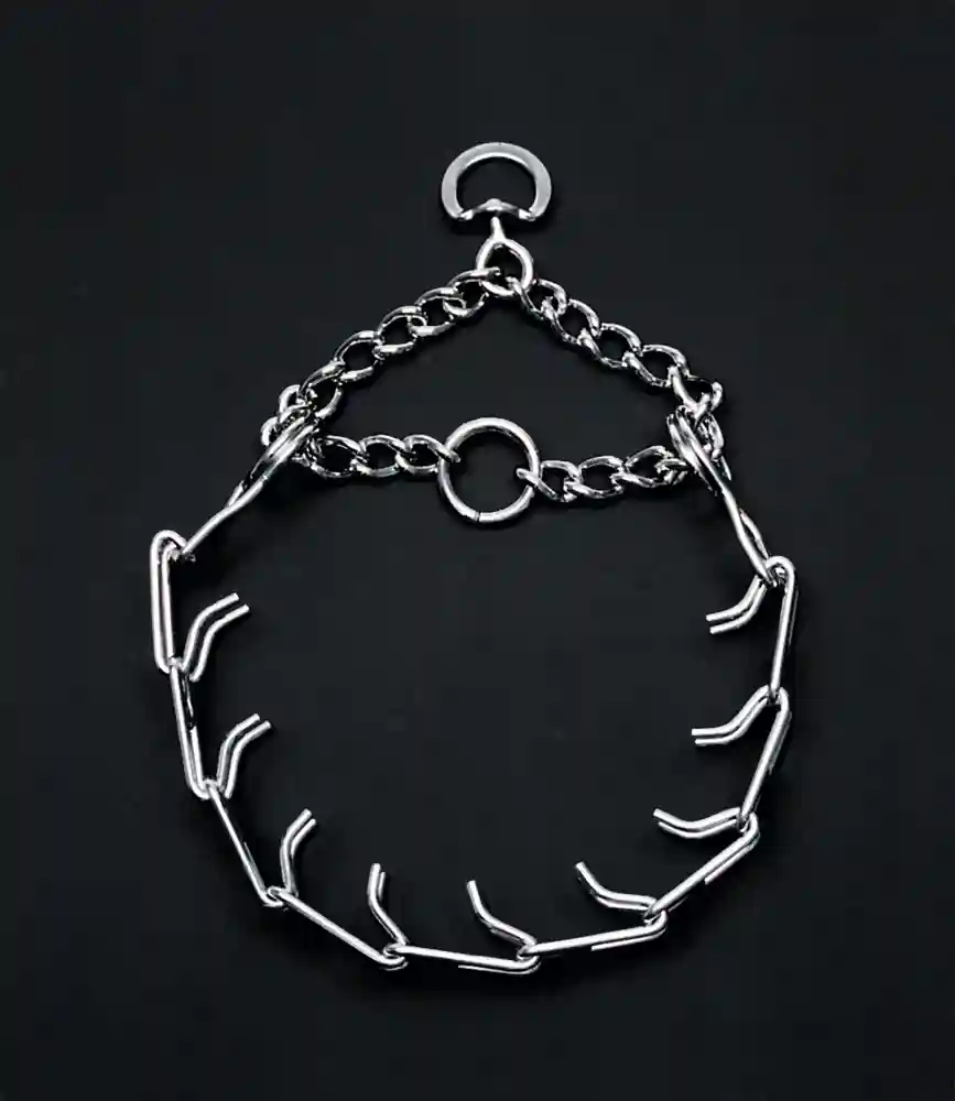Titan Prong Collar, Chrome, 4.0 Mm X 22"