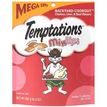 Mixups Cat Treats Backyard Cookout - 6.3oz Pouch