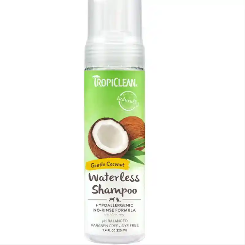 TropiClean Waterless Shampoo Hypo-Allergenic, 7.4oz