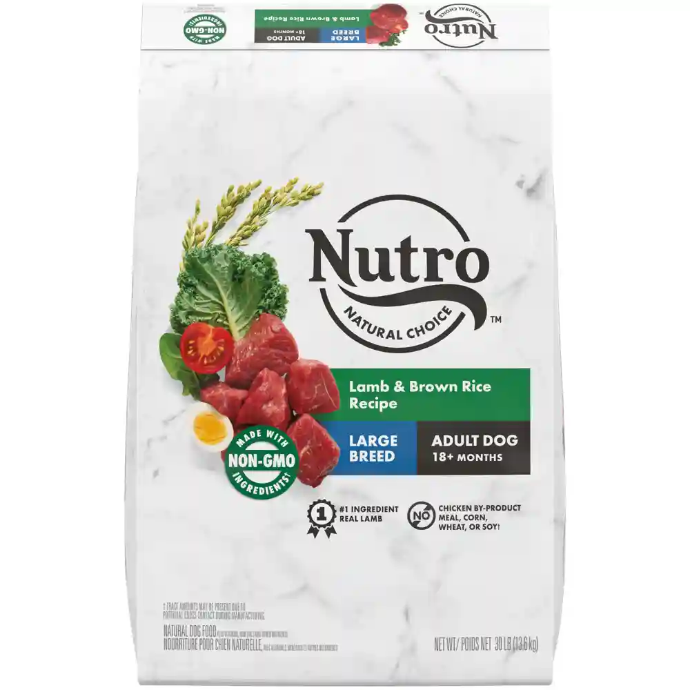 Nutro Lg Breed Lamb Rice Ad 30