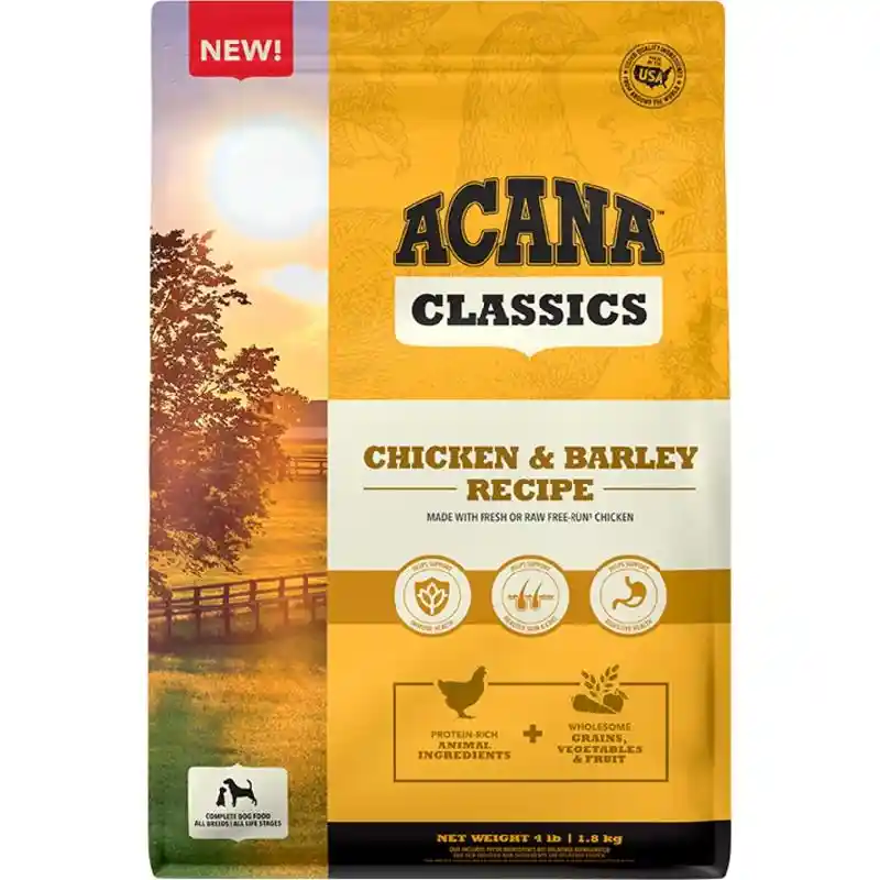 Acana Dog Classics Chicken Barley 4lb