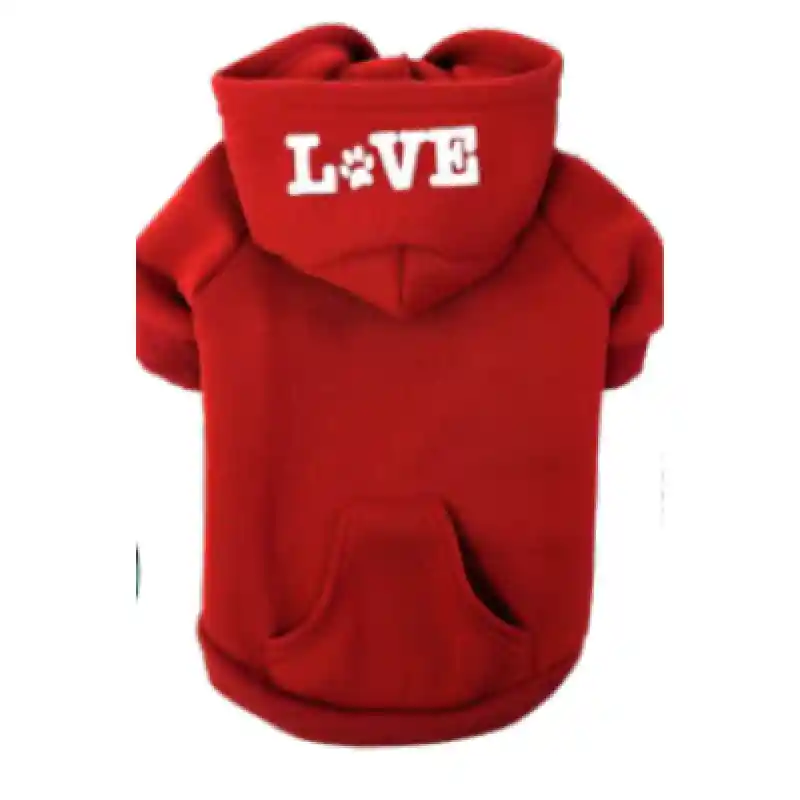 Ethical Products Love That Hoodie Red Med by Ethical Products
