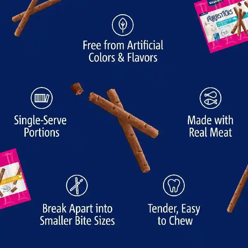 Vitak Cat Purrsticks 6pk Ckn