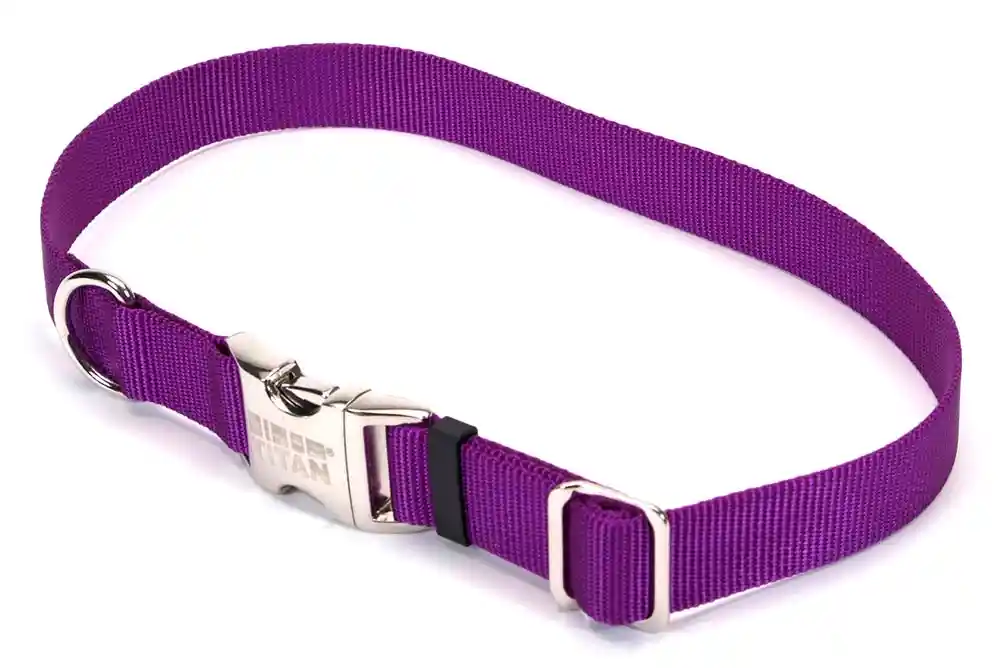 5/8" Adj Metal Bkl Clr Purple