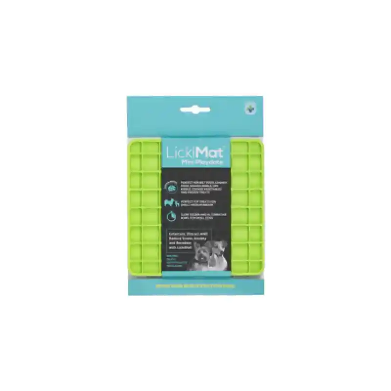 Lickimat Dog Tuff Mini Playdate Green