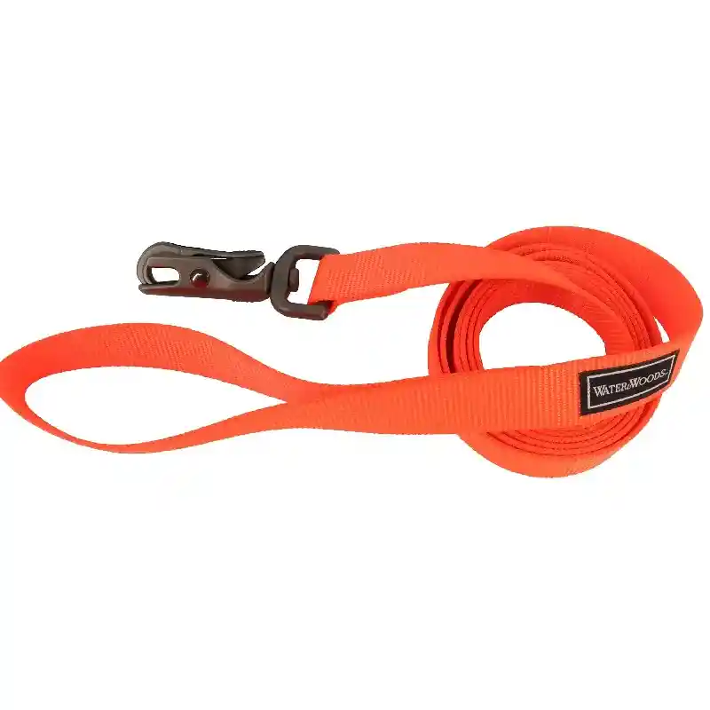 Water & Woods WW Nylon Lead - Saftey Orange by Coastal Pet Products