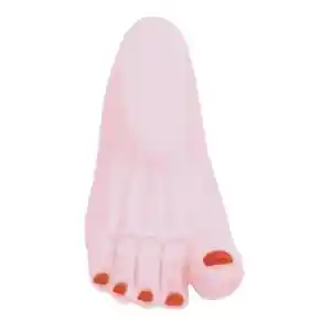 Vinyl Funny Foot Dog Toy, No Color, 7"