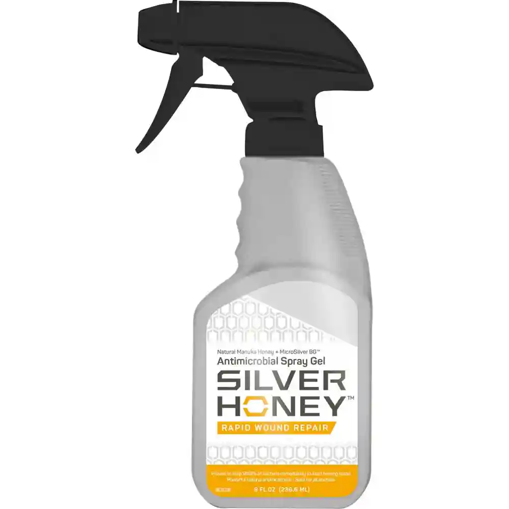 Silver Honey Rapid Wound Repair Spray Gel 8 oz