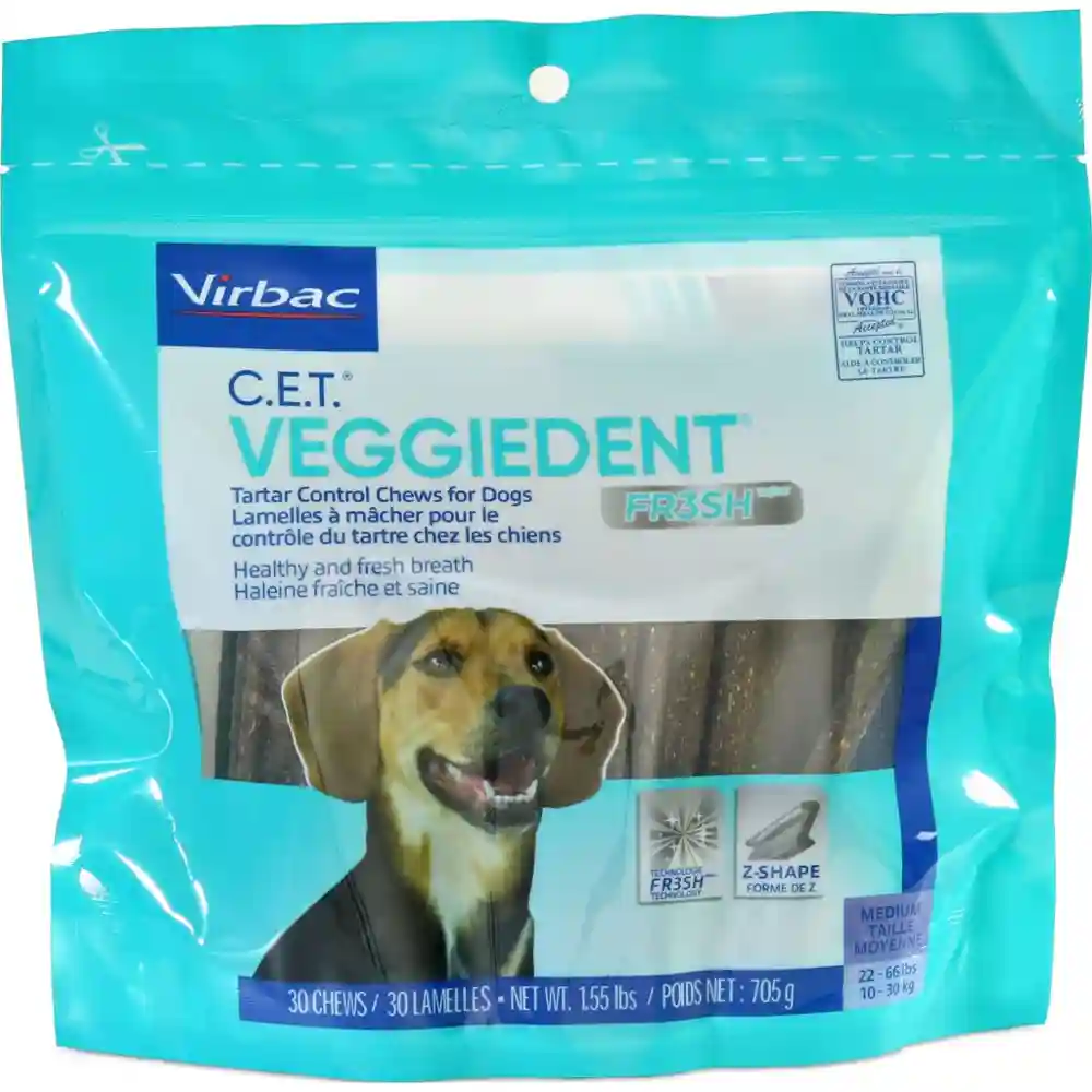 Cet Veggident Fr3sh Chew Md 30