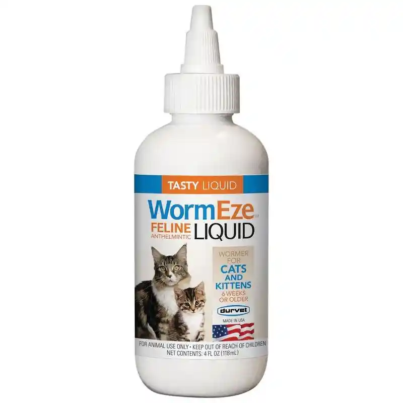 WormEze Liquid for Cats & Kittens 4oz