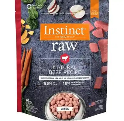 Instinct Raw Beef Bite Dog 6#