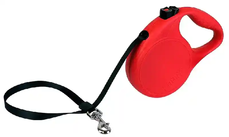 Kong Trail Retract Leash Med Red 16'