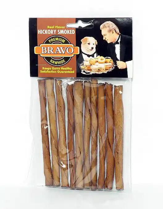 TWISTED STICK 3/8X5in HICKORY 10pk