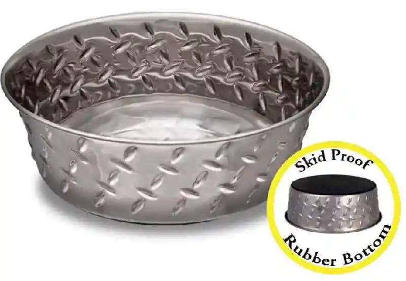 Bowl Diamond Plated 5 Quart