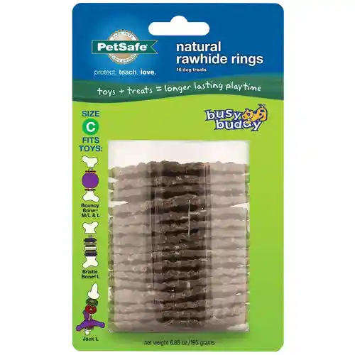 Busy Buddy Rawhide Ring Lg Ref