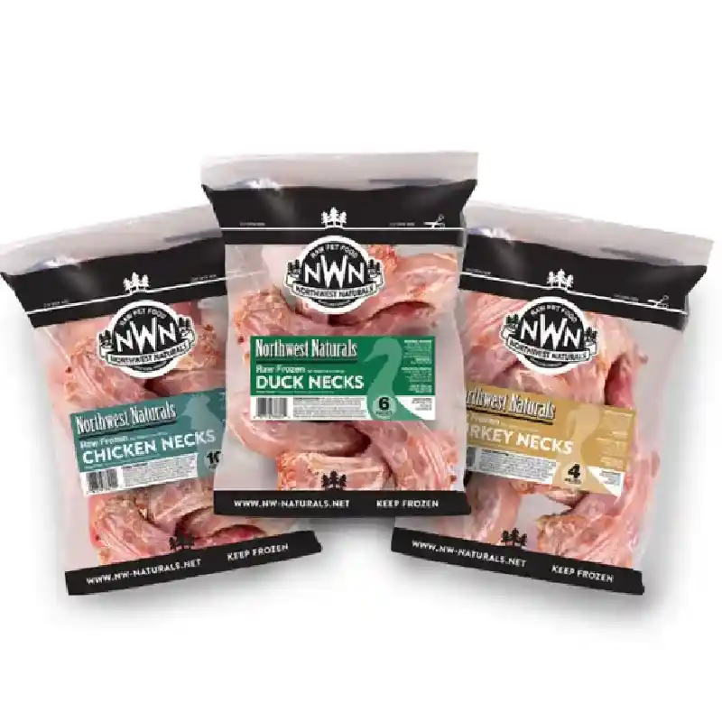Nwn Fzn Raw Chicken Necks 1.5#