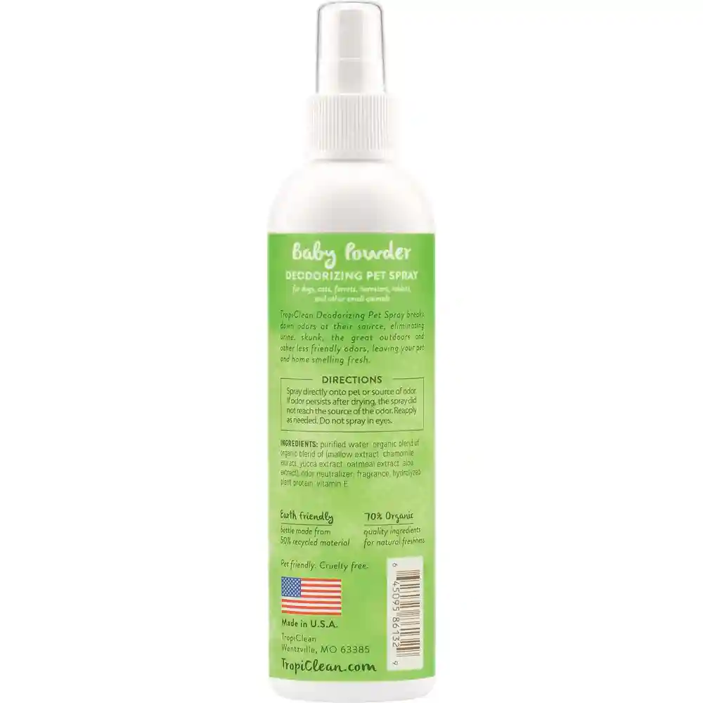 TropiClean Baby Powder Spray, 8oz
