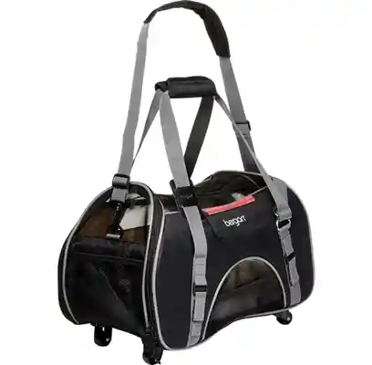 Wheeled Comfort Carrier - Black And Grey