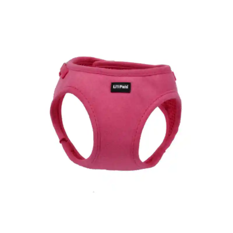 Micro Suede Harness Pink Xs