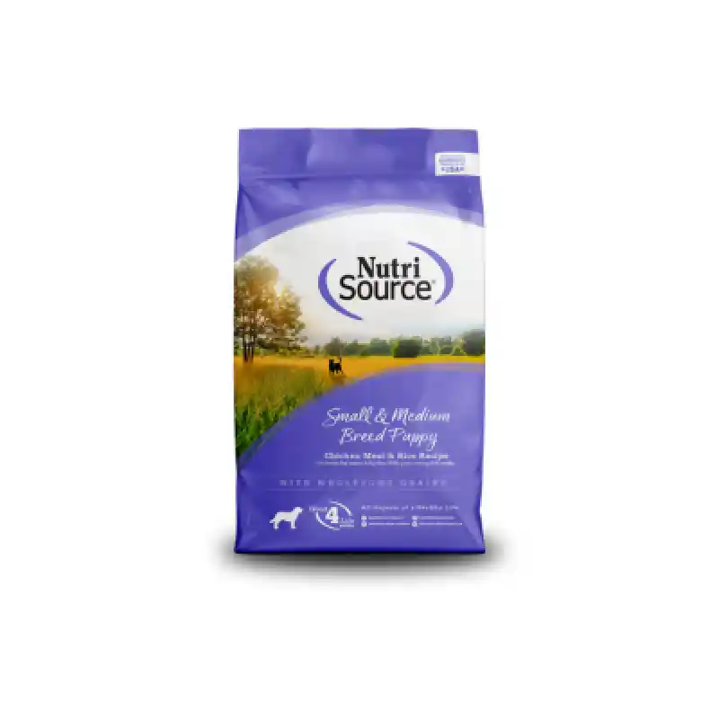 Nutrisource S/M Puppy Chic/Rice 12#