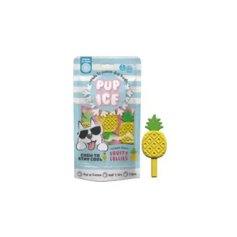 Pup Ice Fruity Lollies Pineapple 3 Pk