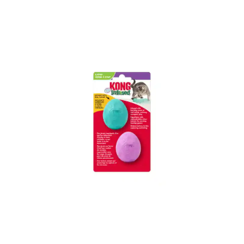 Kong Infused Catnip Egg 2-pk