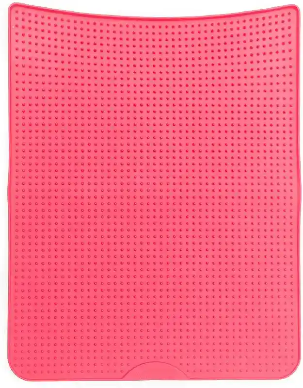 Messy Cat Litter Mat Red