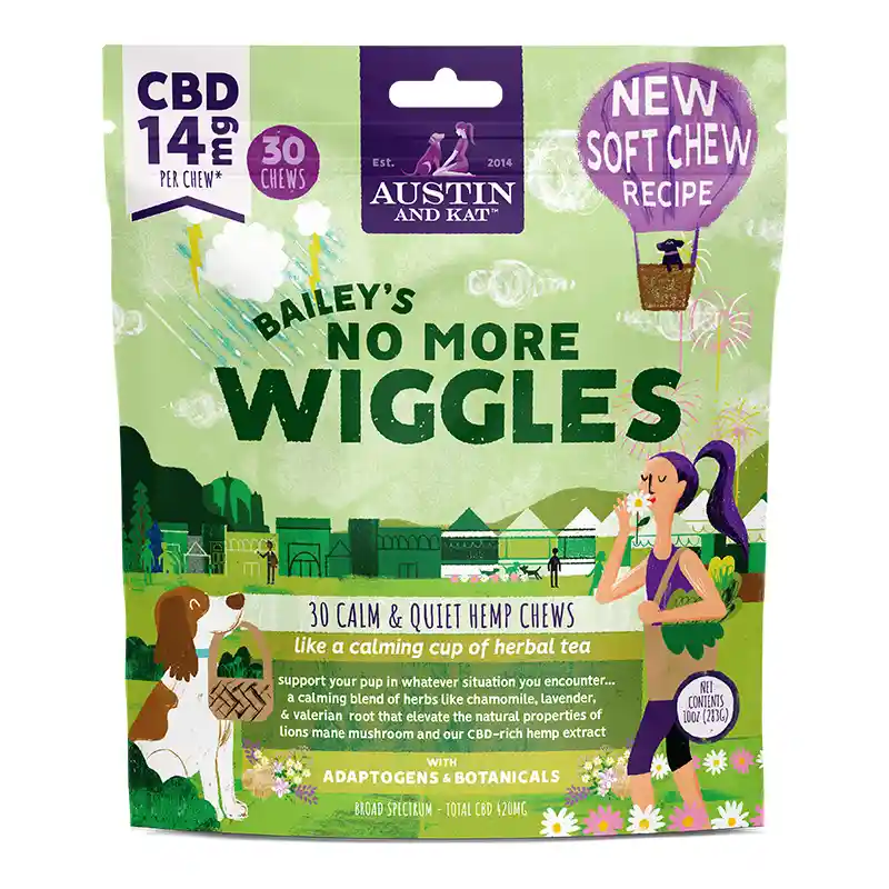 Austin & Kat Bailey's No More Wiggles Chews 14-mg