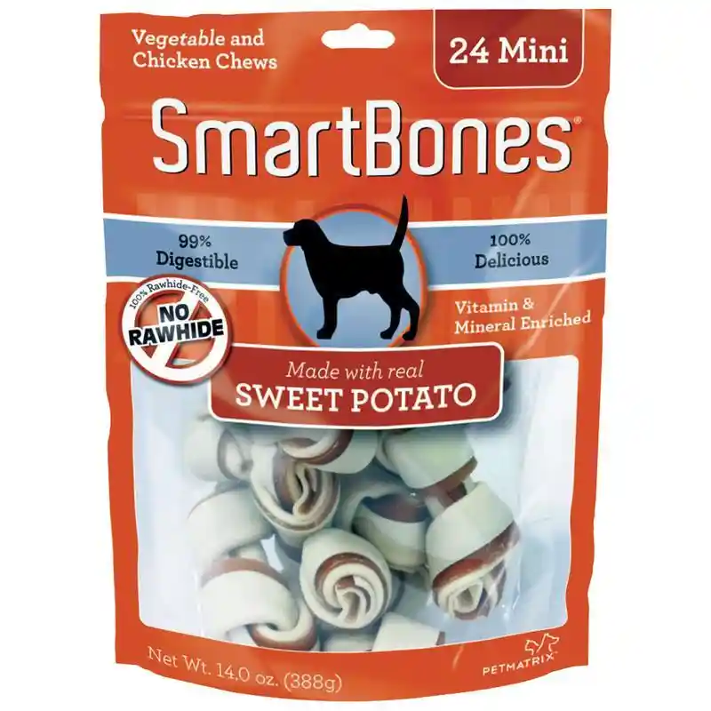 Mini Sweet Potato SmartBone 24 Ct