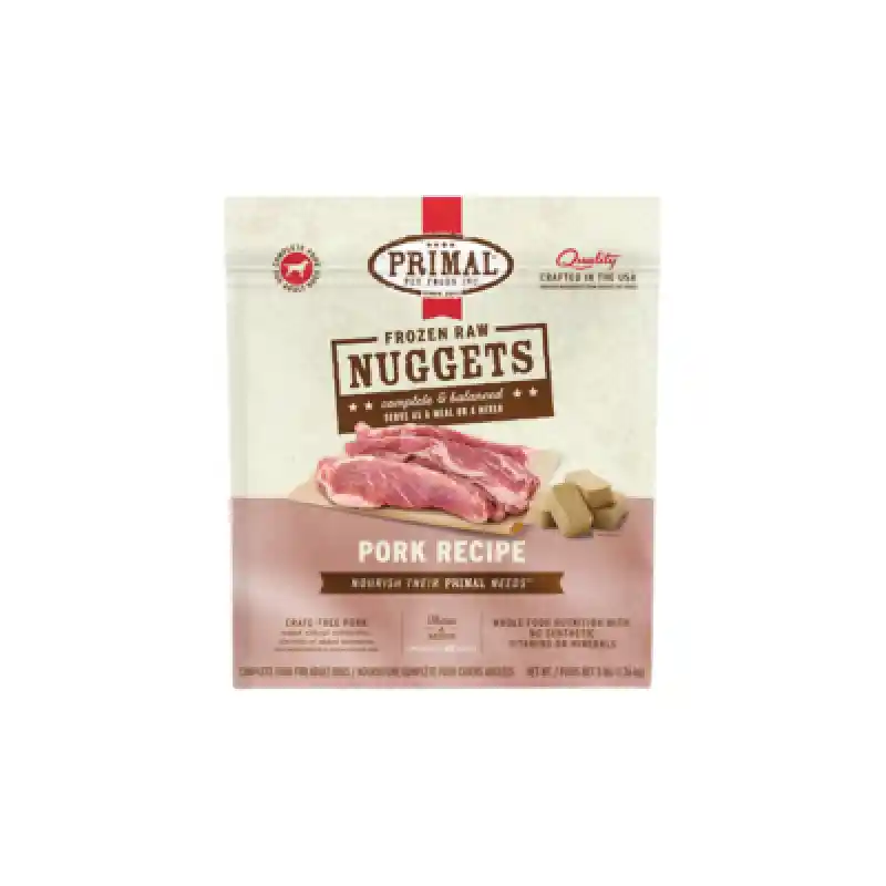 Primal K9 Pork Form Nug 3#