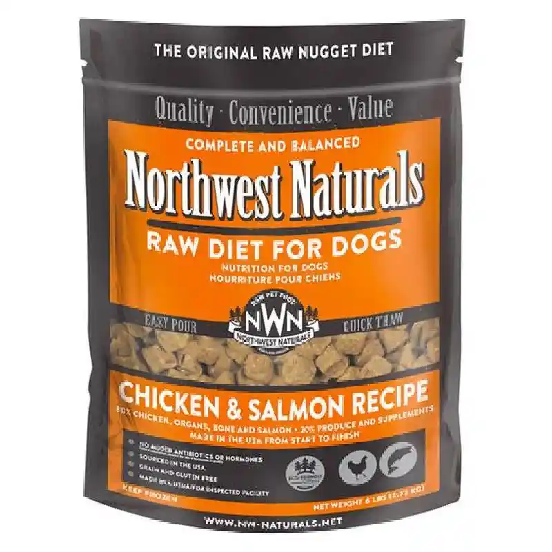 NWN Chicken & Salmon Nuggets Dog 6 Lb