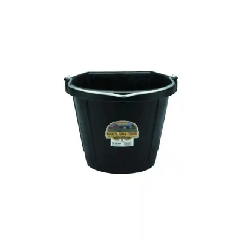 Rubber Pale Flat Back 20qt