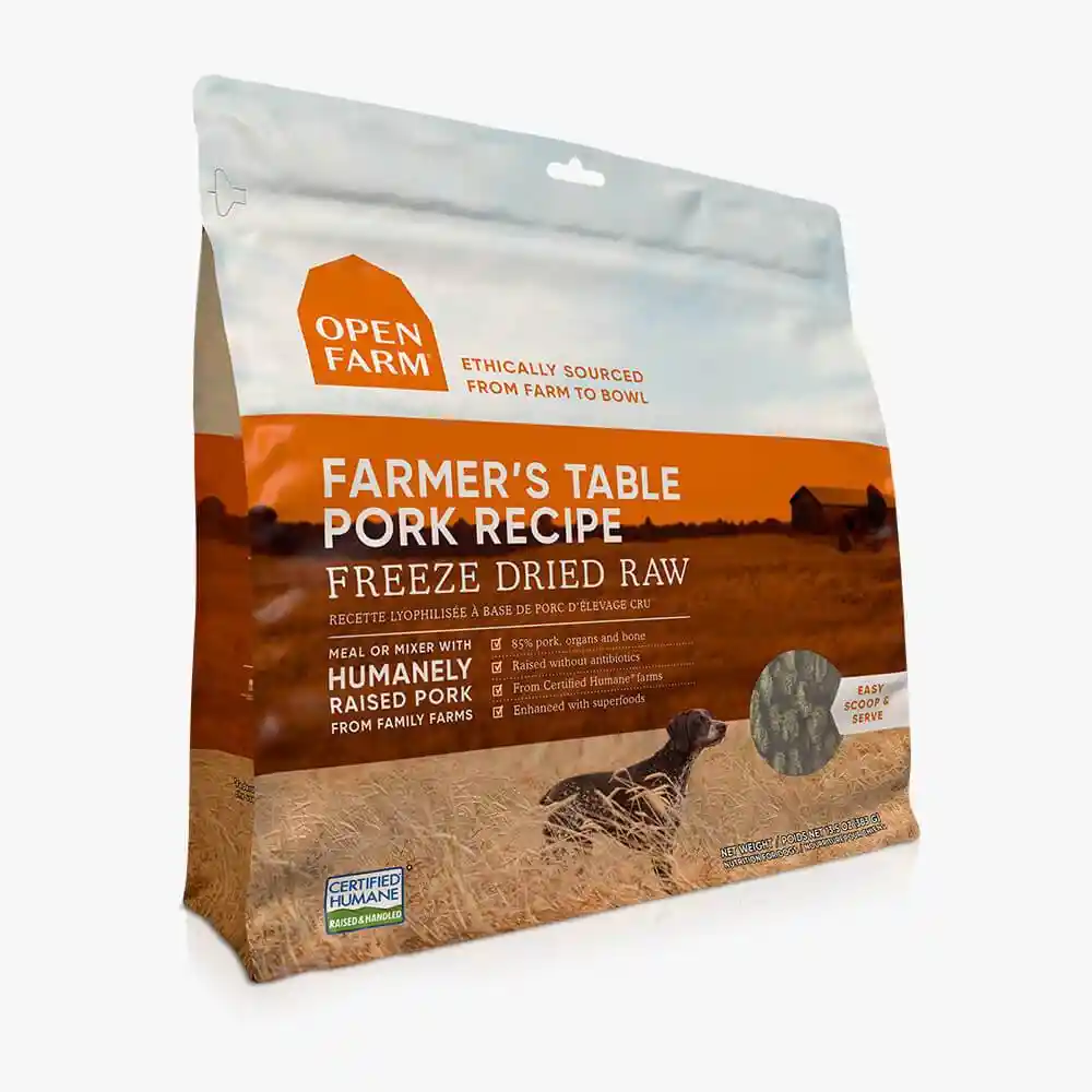 Farmers Table Pork Recipe Fd Raw Dog Food 13.5-oz