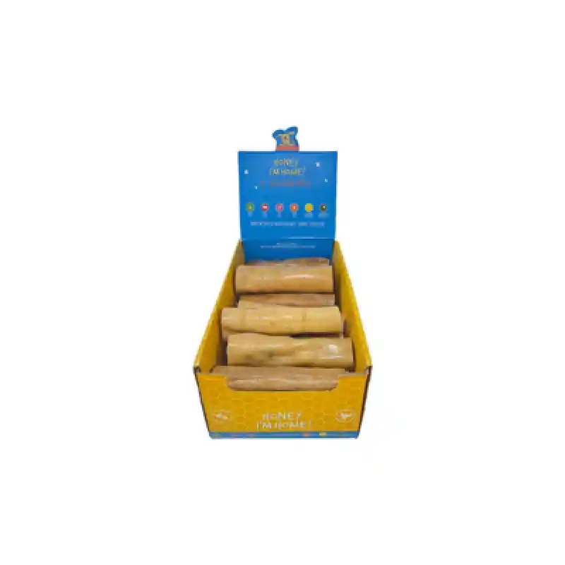 Hih Honey Coated Buffalo Chews Collagen Rolls 6" B